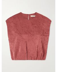 Ulla Johnson - Crinkled Satin Tank Top - Lyst