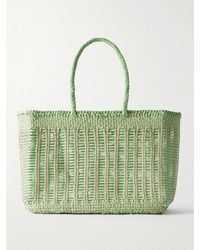 Dragon Diffusion - Bali Basket Woven Leather Tote - Lyst