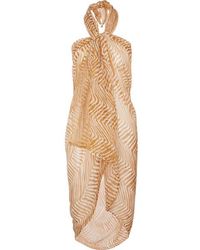 Cloe Cassandro Pareo Aus Seidenkrepon Mit Zebraprint - Mehrfarbig