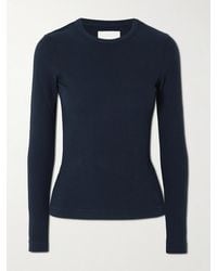 Citizens of Humanity - Bina Ribbed Lyocell And Organic Cotton-Blend T-Shirt - Lyst