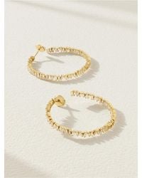 Suzanne Kalan - 18-Karat Diamond Hoop Earrings - Lyst
