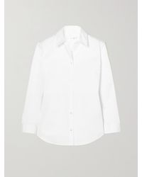 The Row - Petra Cotton-Poplin Shirt - Lyst