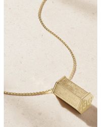 Marie Lichtenberg - Jumbo Weight + Spiga Chain 18-Karat Necklace - Lyst