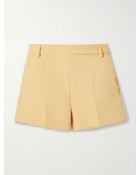 Gucci - Shorts Aus Grain De Poudre Aus Wolle Mit Stickerei - Lyst