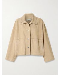Nour Hammour - Park Oversized Suede Jacket - Lyst