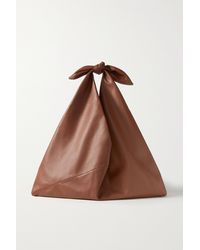 Gabriela Hearst Hildegard Knotted Leather Tote - Brown