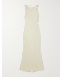 St. Agni - Draped Lenzing Lyocell And Ecovero-Blend Maxi Dress - Lyst