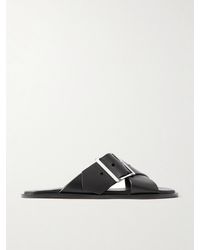 Loewe - Petal Belt Leather Sandal - Lyst