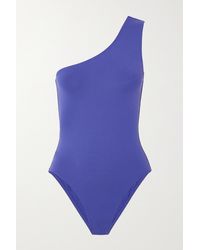 Eres Les Essentiels Effigie One-shoulder Swimsuit - Blue