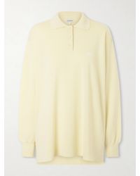 Loewe - Cashmere And Silk-Blend Polo Shirt - Lyst