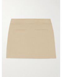 Veronica Beard - Alvara Linen-Blend Twill Mini Skirt - Lyst