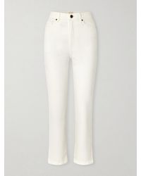 KHAITE - Abigail High-Rise Slim-Leg Jeans - Lyst