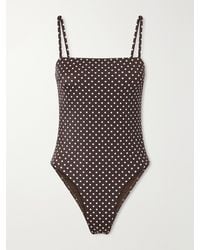 Matteau - Petite Square Polka-Dot Recycled Swimsuit - Lyst