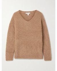 Max Mara - Pantera Hair And Silk-Blend Bouclé Sweater - Lyst