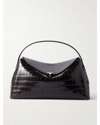 TOTEME - T-Lock Croc-Effect Leather Shoulder Bag - Lyst