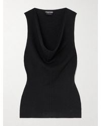 Tom Ford - Draped Wool Tank - Lyst
