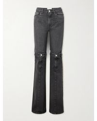 Coperni - Halbhohe Jeans Mit Geradem Bein - Lyst