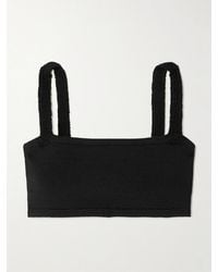 Calle Del Mar - Ribbed-Knit Bandeau Top - Lyst