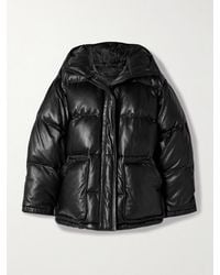 Isabel Marant - Kelori Hooded Padded Quilted Leather Coat - Lyst