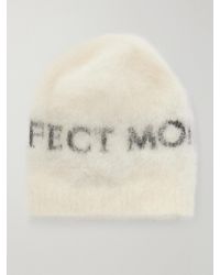 Perfect Moment - 3D Logo-Intarsia Brushed Mohair-Blend Beanie - Lyst