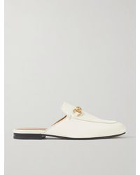 Gucci - Princetown Slippers Aus Veloursleder Mit Horsebit-Detail - Lyst