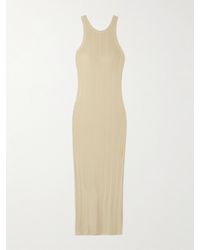 TOTEME - Ribbed-Knit Maxi Dress - Lyst
