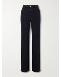 Rohe - Lino Stretch High-Rise Straight-Leg Jeans - Lyst