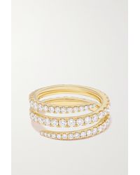 Anita Ko - Coil Ring Aus 18 Karat Gold Mit Diamanten - Lyst