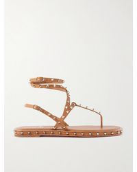 Christian Louboutin - Verzierte Sandalen Bombina Aus Leder - Lyst