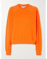 ÉTERNE - Sonny Embroidered Cotton-Jersey Sweatshirt - Lyst