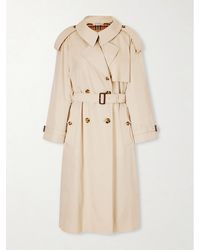 Burberry - Fitzrovia Belted Cotton-Gabardine Trench Coat - Lyst