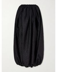 Comme des Garçons - Gathered Cloqué Midi Dress - Lyst