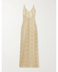 Missoni - Mare Metallic Crochet-Knit Coverup - Lyst