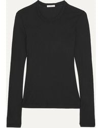 James Perse - Slub Cotton-Jersey Top - Lyst