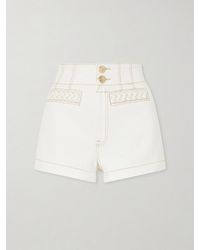 Zimmermann - Roselight Denim Shorts - Lyst
