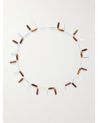 Uncommon Matters - Collier En Argent Et Œils-De-Tigre Catkin - Lyst