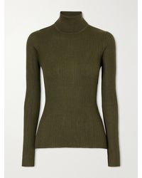 Gabriela Hearst - Peppe Ribbed Cashmere-Blend Sweater - Lyst
