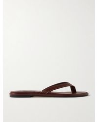 Aeyde - Melody Leather Flip Flops - Lyst