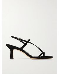 Aeyde - Elise Suede Slingback Sandals - Lyst
