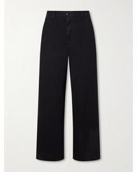 ÉTERNE - Benson Cotton-Gabardine Straight-Leg Pants - Lyst