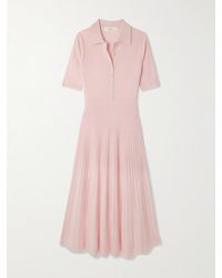 arch4 - Skylark Ribbed Organic Cashmere Midi Dress - Lyst