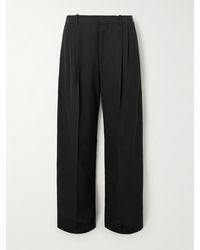 Bottega Veneta - Grain De Poudre Wide-Leg Pants - Lyst