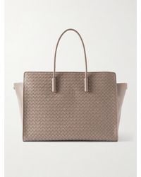 Bottega Veneta - Barbara Intrecciato Leather Tote Bag - Lyst