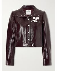 Courreges - Reedition Coated Cotton-Blend Jacket - Lyst