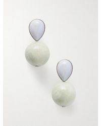Jennifer Behr - Allison-Tone Jade Earrings - Lyst