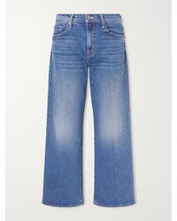 Mother - The Mid Rise Maven Flood Wide-Leg Jeans - Lyst