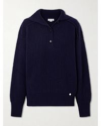 Stella McCartney - Ribbed-Knit Cashmere And Wool-Blend Turtleneck Sweater - Lyst