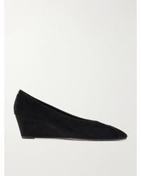 Aeyde - Calea 55 Wedge Suede Pumps - Lyst