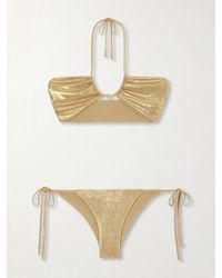 SARA CRISTINA - Bahia Pearl-Embellished Bikini - Lyst