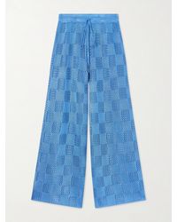 Calle Del Mar - Knitted Wide-Leg Pants - Lyst
